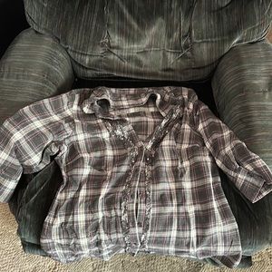 Maurice’s flannel plaid top